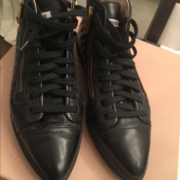 Ladies Miu Miu sneakers Size 7.5 - Picture 4 of 5